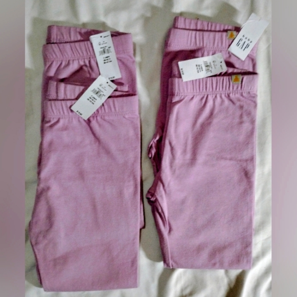 Baby Gap, pink, four years, leggings.